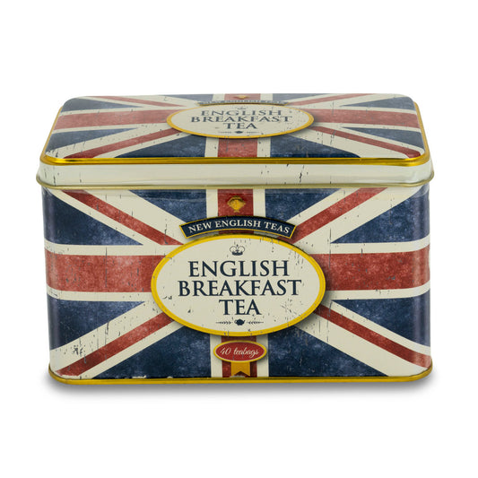 Union Jack Classic Tea Tin With 40 English Breakfast Teabags