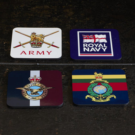 Army Commemorative Coaster (Queen's Crown)