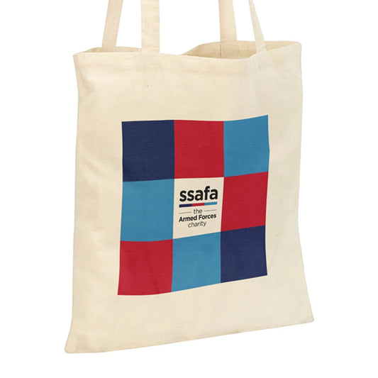 SSAFA Logo Cotton Tote Bag Eco Friendly