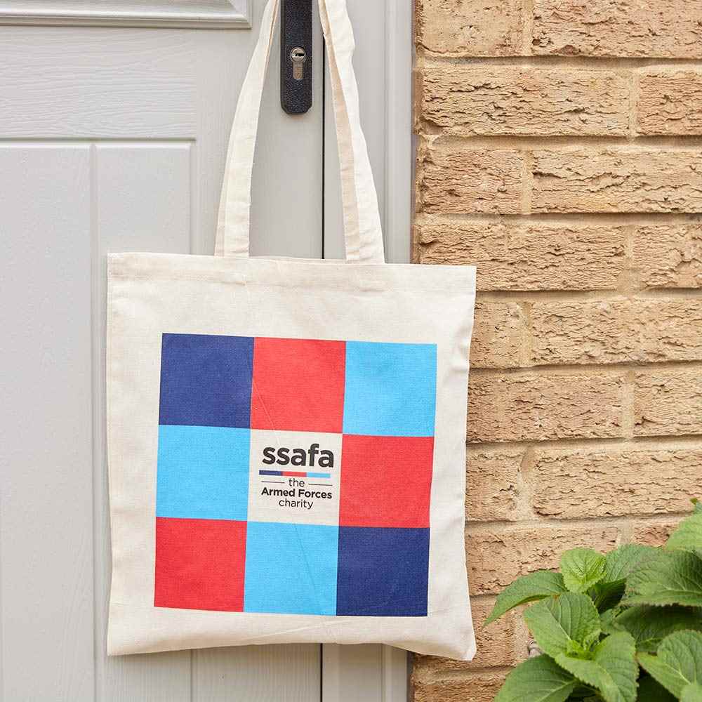 SSAFA Logo Cotton Tote Bag Eco Friendly