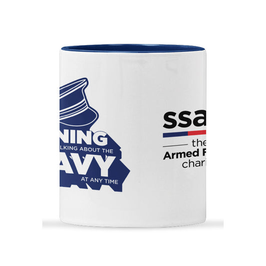 Warning May Start Talking About The Navy At Any Time Mug