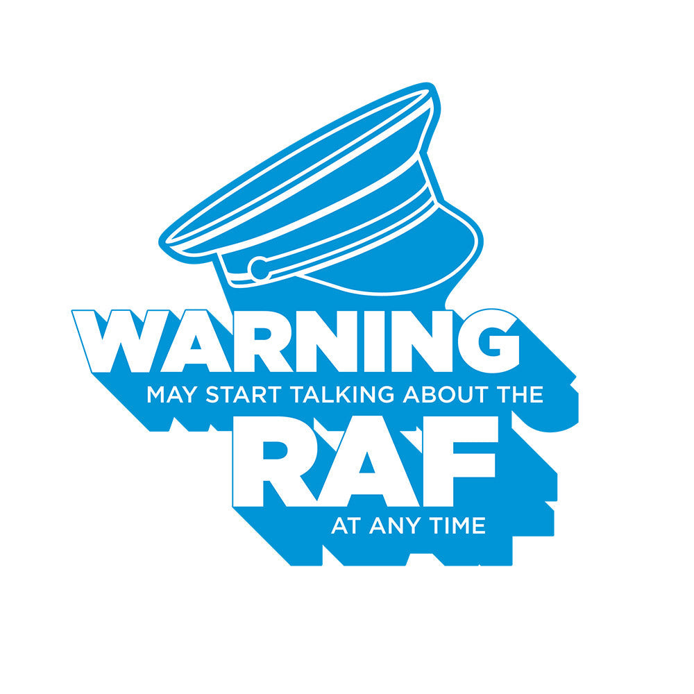 Warning May Start Talking About The RAF At Any Time Mug