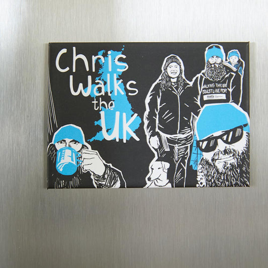 Chris Walks the UK Fridge Magnet