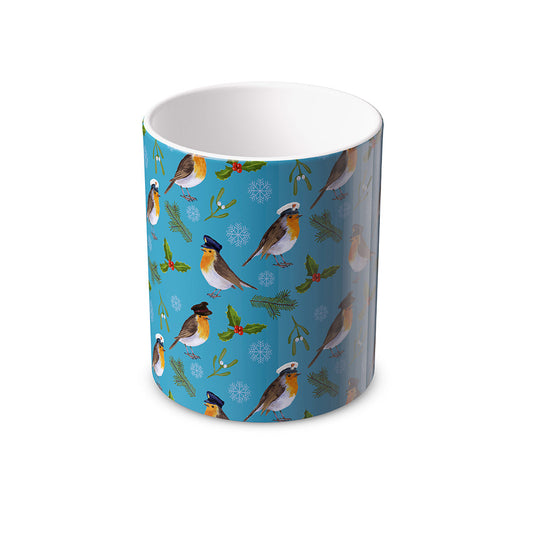 Christmas Military Robins Mug