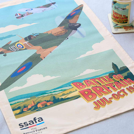 SSAFA Battle of Britain Tea Towel