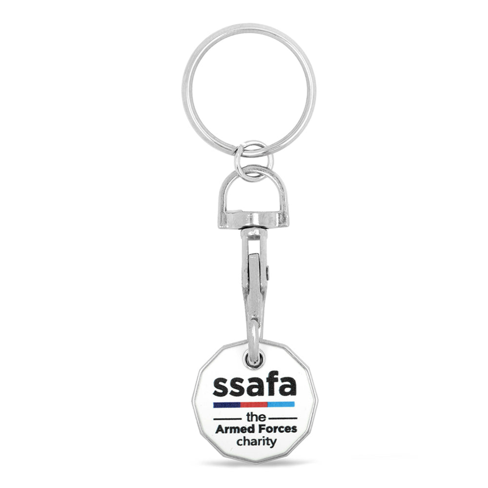 SSAFA Trolley Keyring - Handy Shopping Token