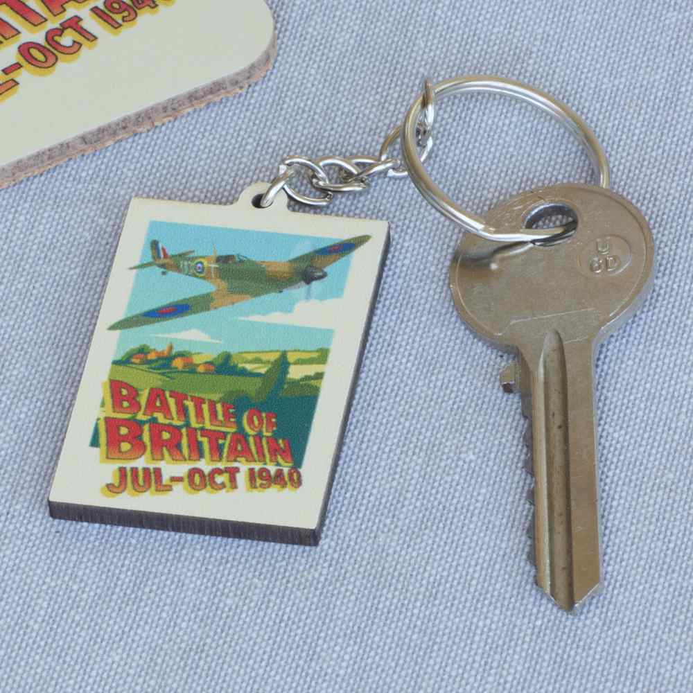 SSAFA Battle of Britain Wooden Keyring