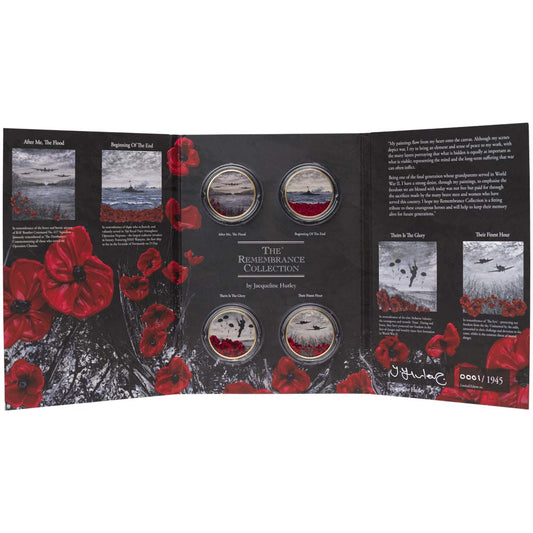 The Remembrance Collection by Jacqueline Hurley 24 Carat Gold Plated Commemorative Set