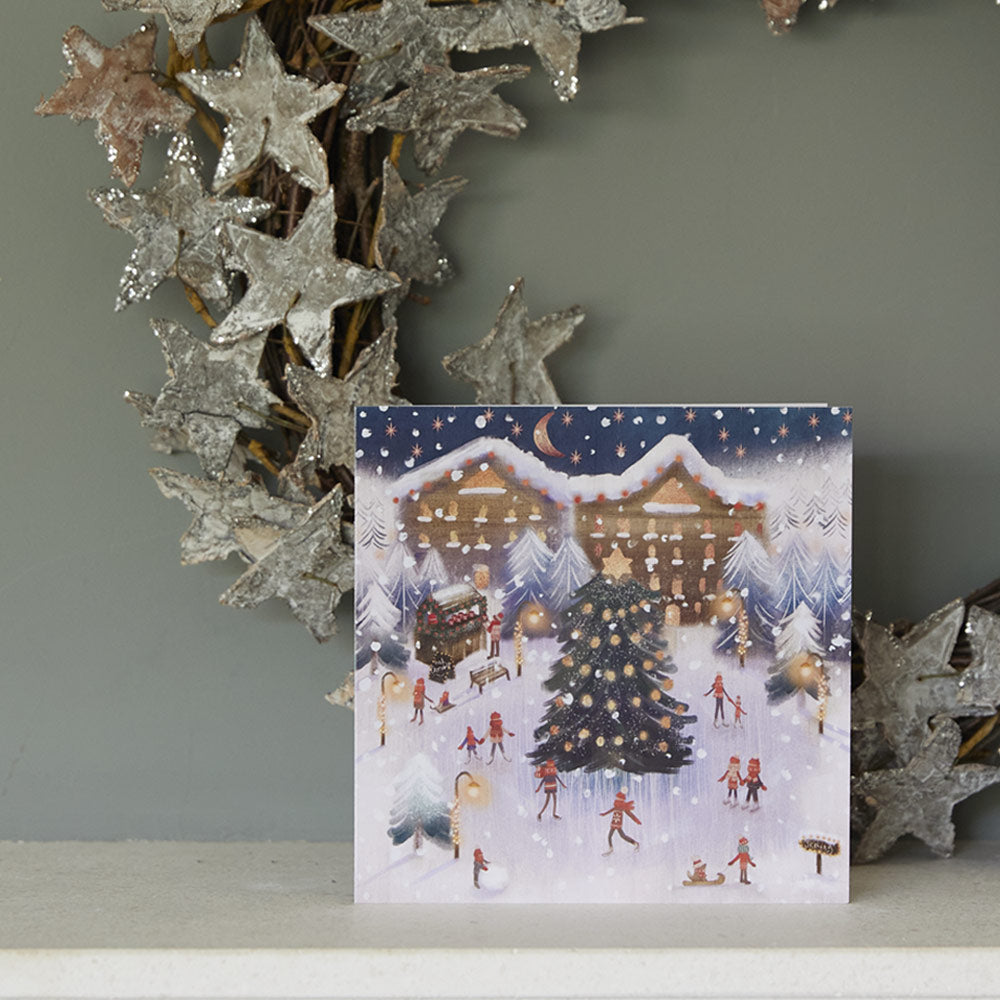 Winter Village Christmas Cards