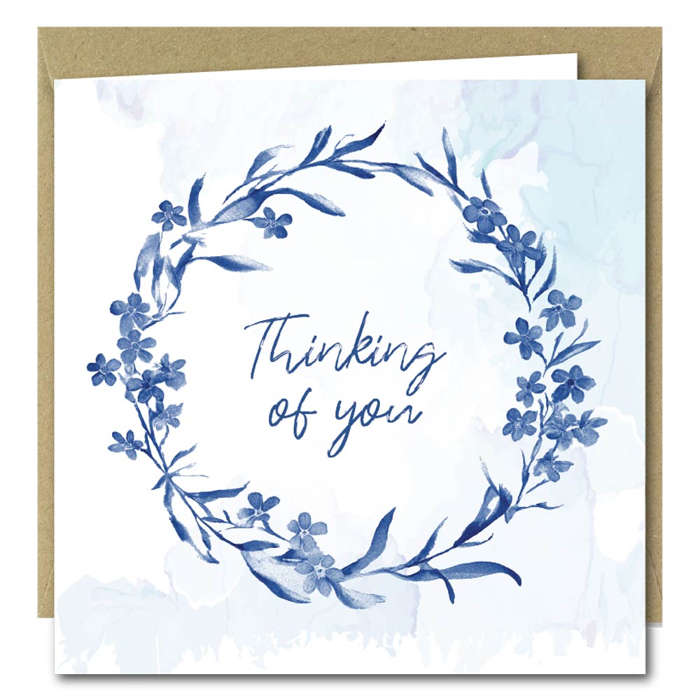 Wreath Thinking of You Card