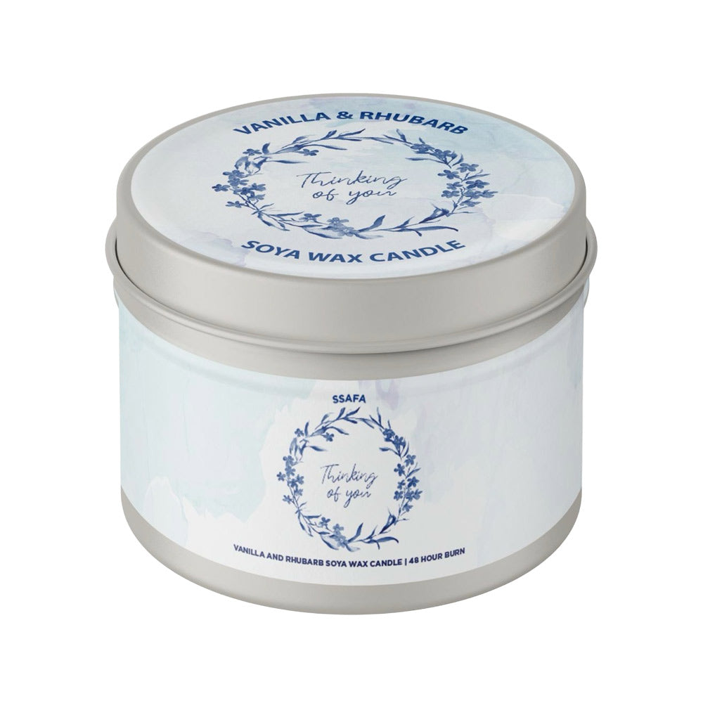Wreath Thinking of You Candle Tin