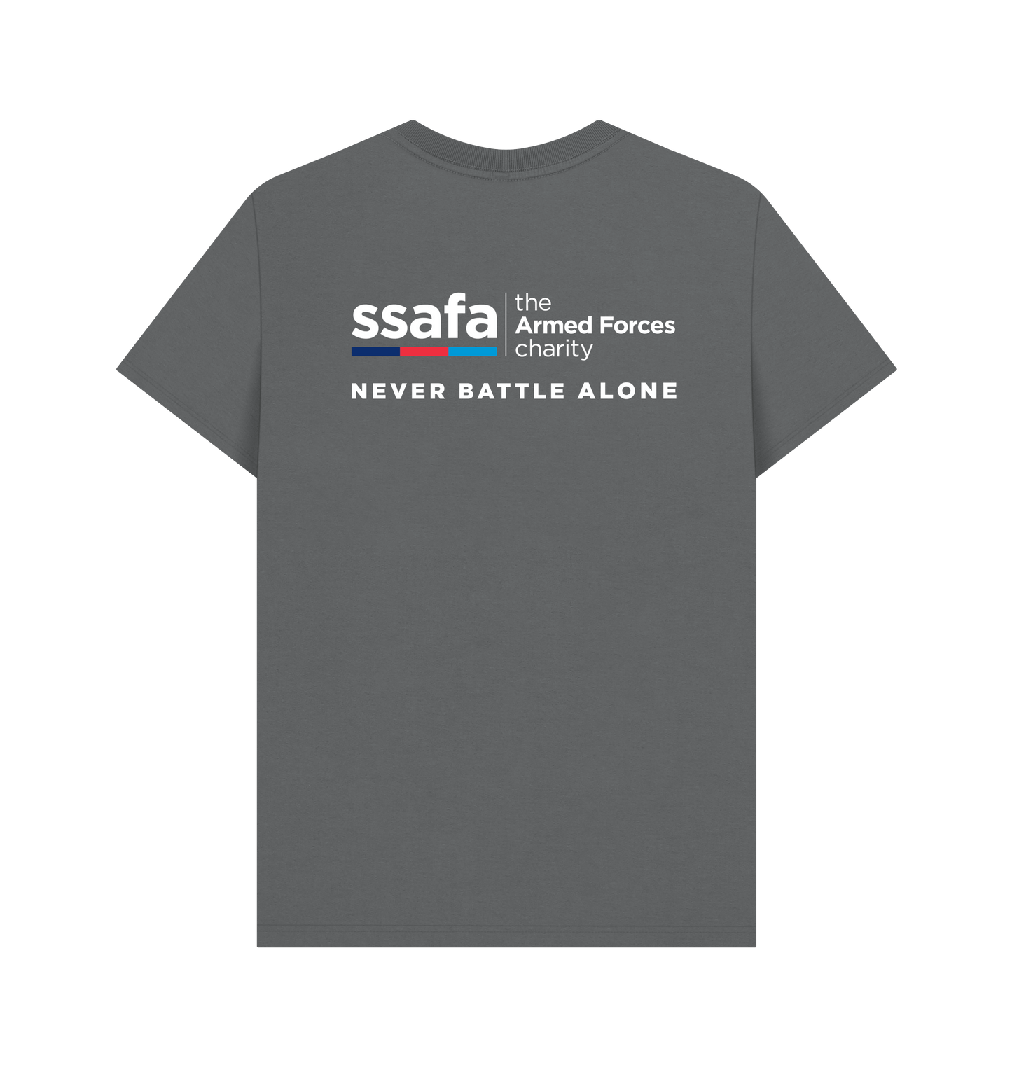 Slate Grey Printed T-shirt Back