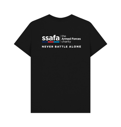 Black Printed T-shirt Back