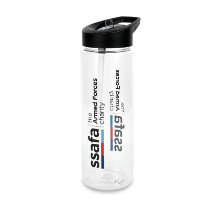 SSAFA Rpet Reusable Water Bottle 650ml Flip Lid