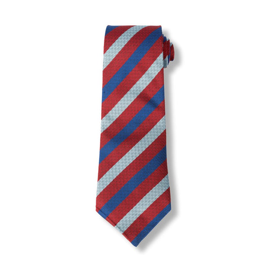 SSAFA Luxury Formalwear Striped Silk Tie