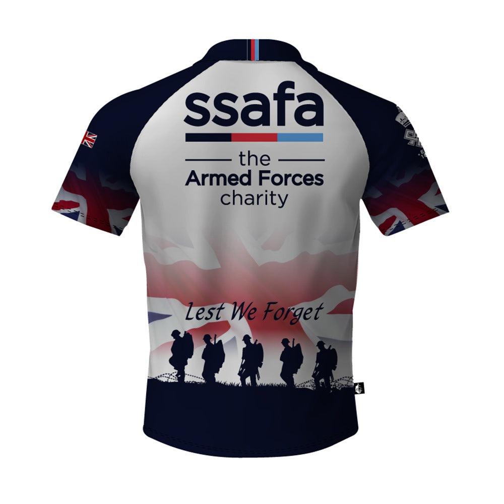 SSAFA Tech Polo Lest We Forget