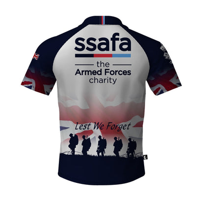 SSAFA Tech Polo Lest We Forget