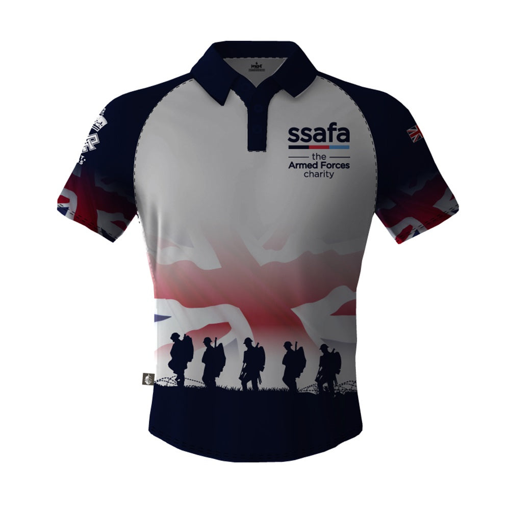 SSAFA Tech Polo Lest We Forget