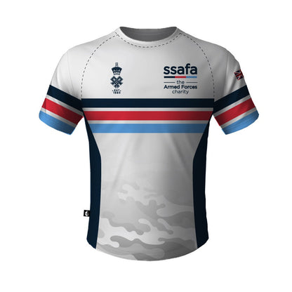 SSAFA Tech Tee Tri-Stripe Camo White