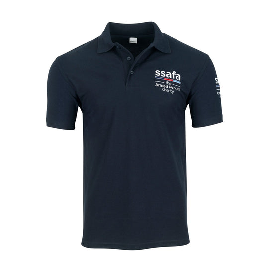 SSAFA Logo Polo Shirt Navy