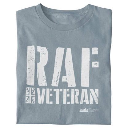 SSAFA RAF Veteran T-shirt (Stone Blue)