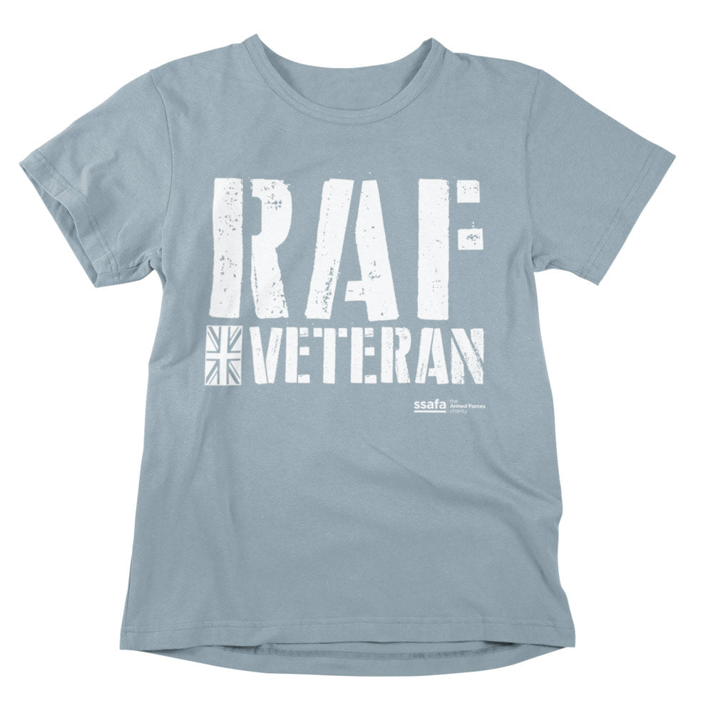 SSAFA RAF Veteran T-shirt (Stone Blue)