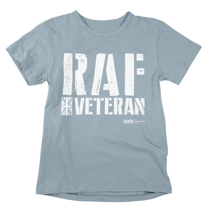 SSAFA RAF Veteran T-shirt (Stone Blue)