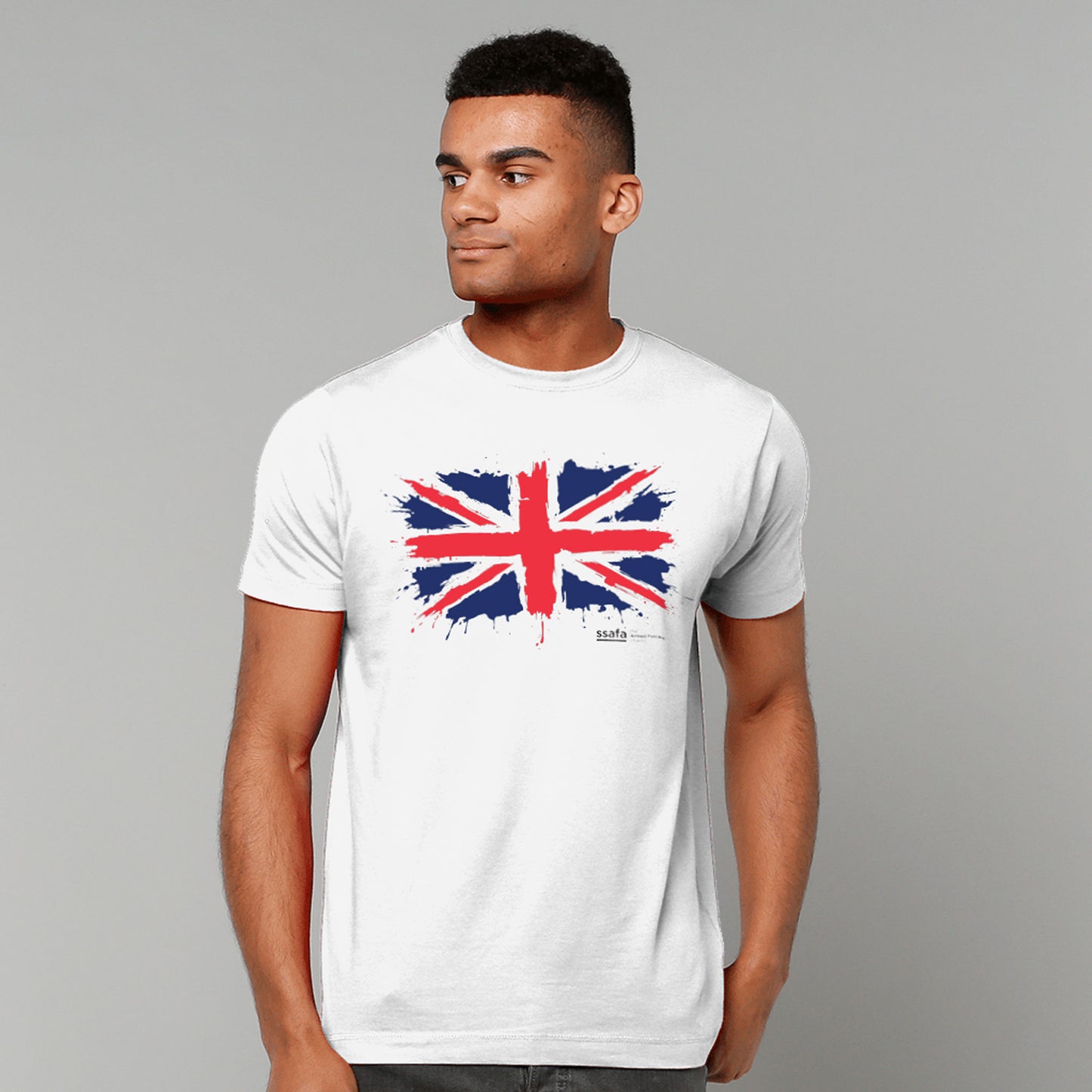 SSAFA Union Flag Patch T-shirt