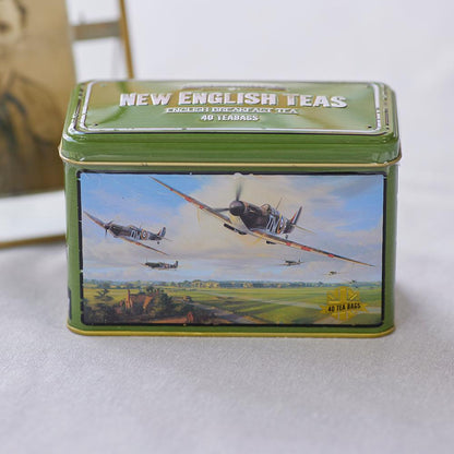 Spitfire Tea Tin With 40 English Breakfast Teabags