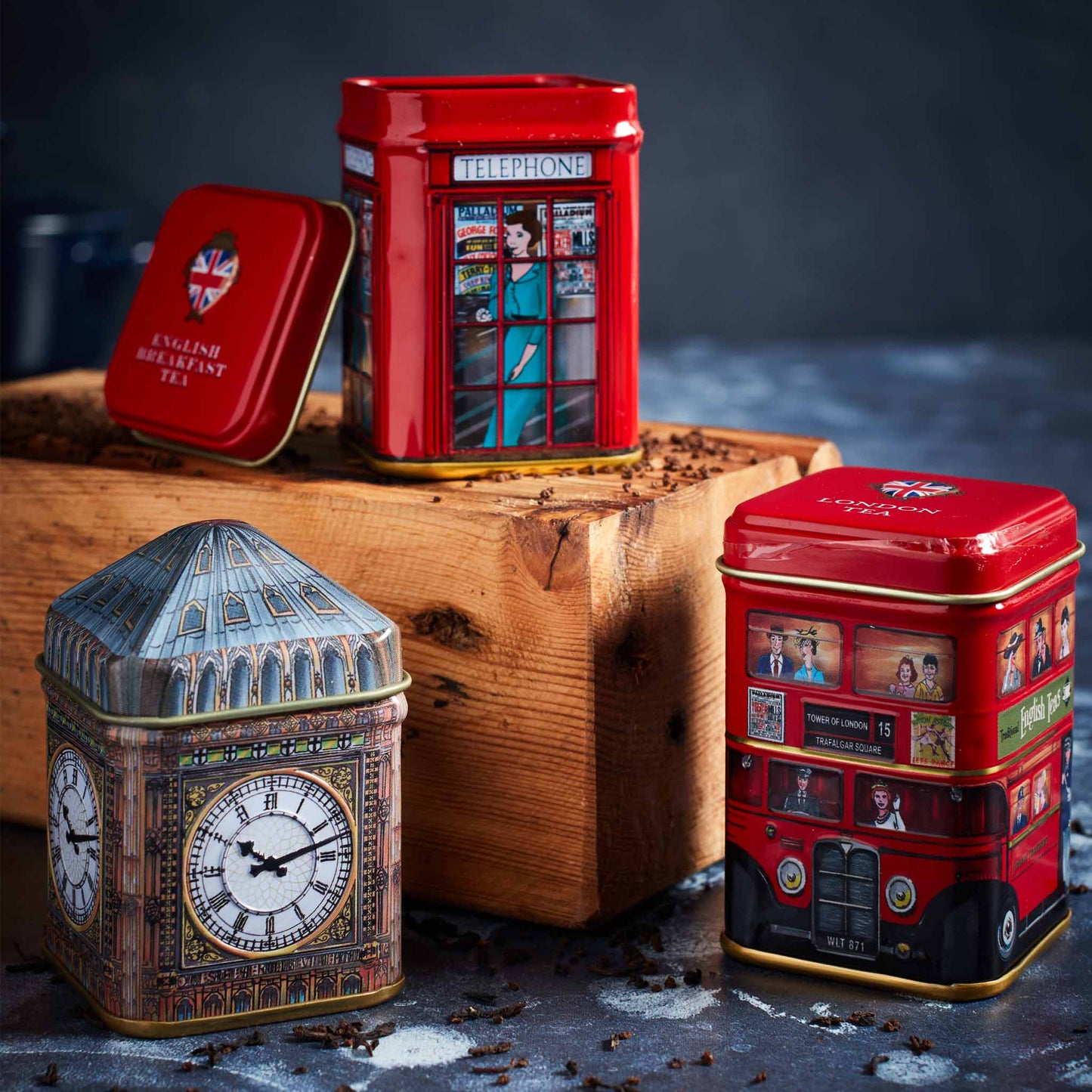 Best of British Mini Tea Tins Set of 3
