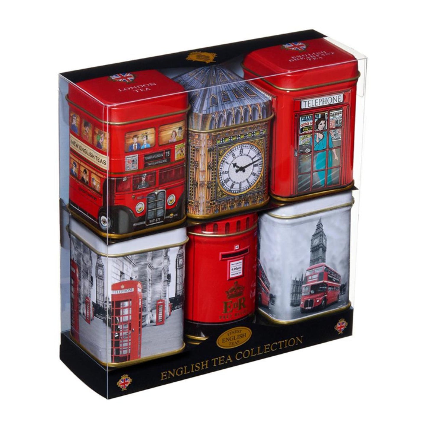 Best of British Mini Tea Tins Set of 6