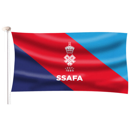 MOD Std Flagpole Flag Roped & Toggled