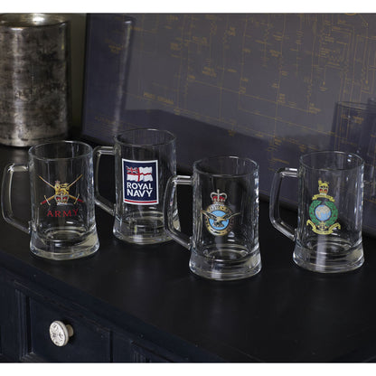 RAF Tankard | Queen's Crown | Traditional Military Beer Mug
