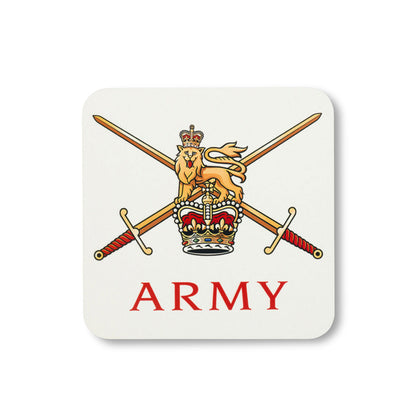 Army Commemorative Coaster (Queen's Crown)