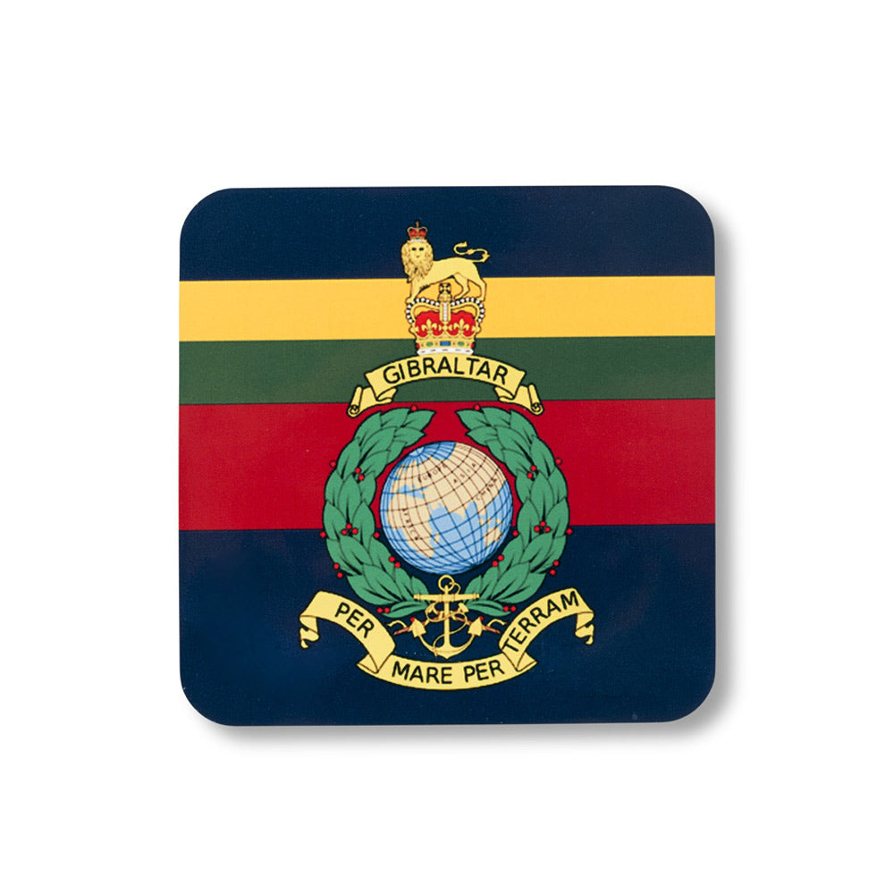 Royal Marines Commemorative Coaster (Queen's Crown)
