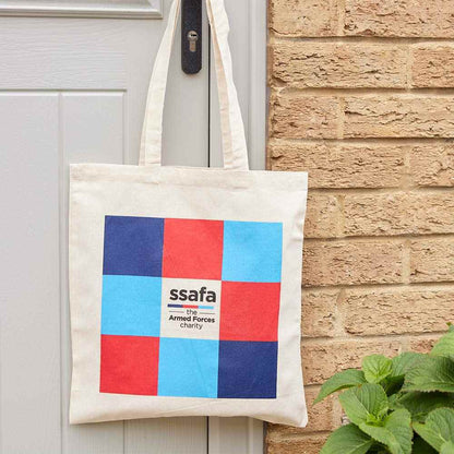 SSAFA Logo Cotton Tote Bag Eco Friendly