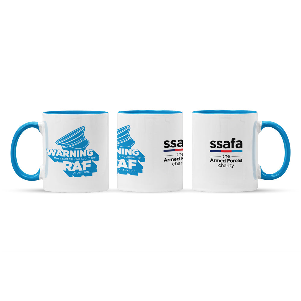 Warning May Start Talking About The RAF At Any Time Mug