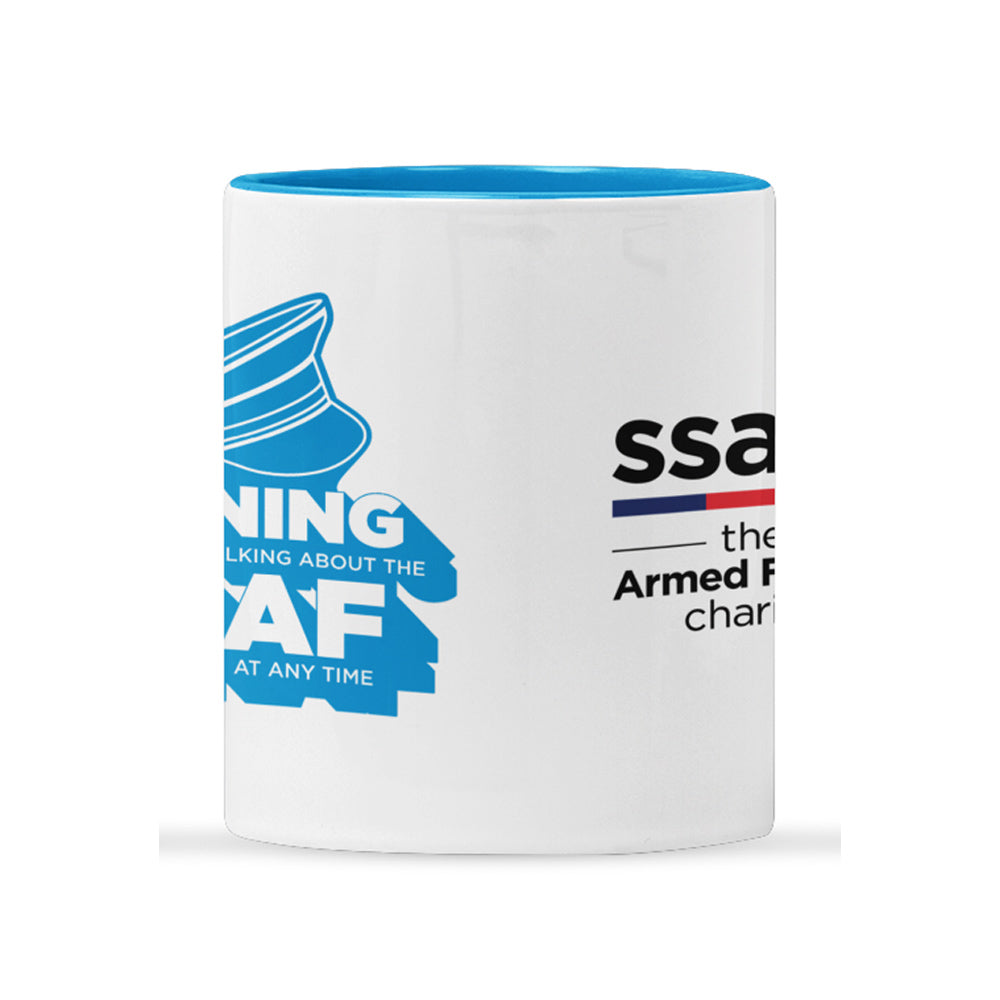 Warning May Start Talking About The RAF At Any Time Mug