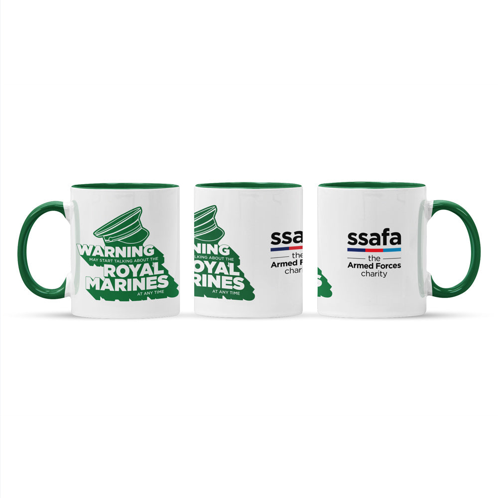 Warning May Start Talking About The Royal Marines At Any Time Mug
