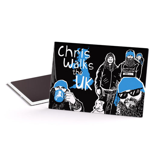 Chris Walks the UK Fridge Magnet