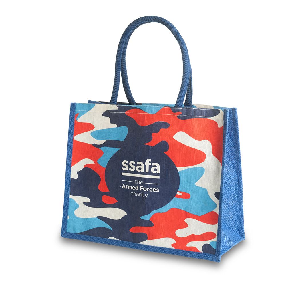 SSAFA Camo Large Juco Shopper Bag