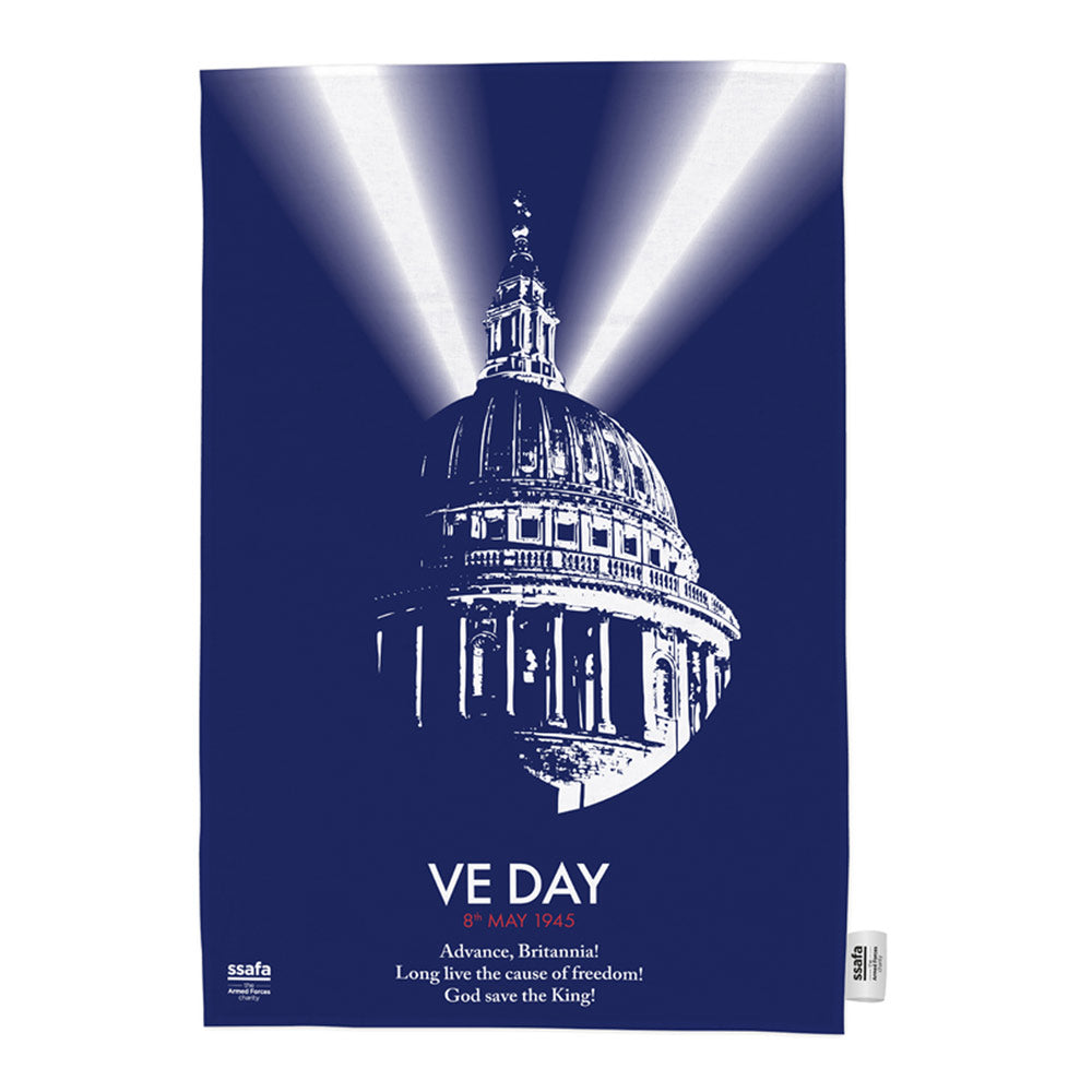 SSAFA VE-Day Commemorative Tea Cotton Towel