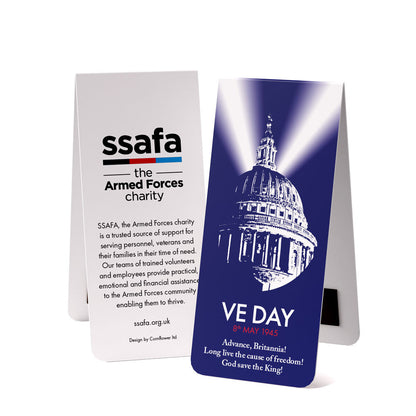 SSAFA VE-Day Commemorative Magnetic Bookmark
