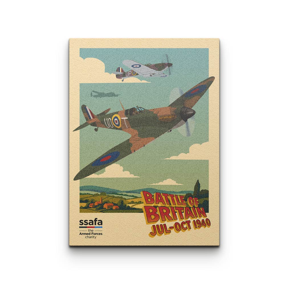 SSAFA Battle of Britain Wooden Fridge Magnet