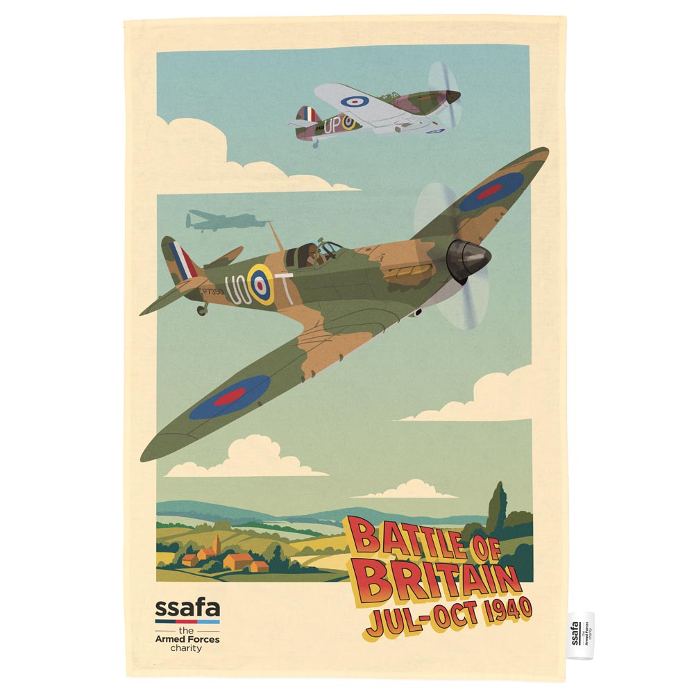 SSAFA Battle of Britain Tea Towel