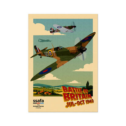 SSAFA Battle of Britain Print A4
