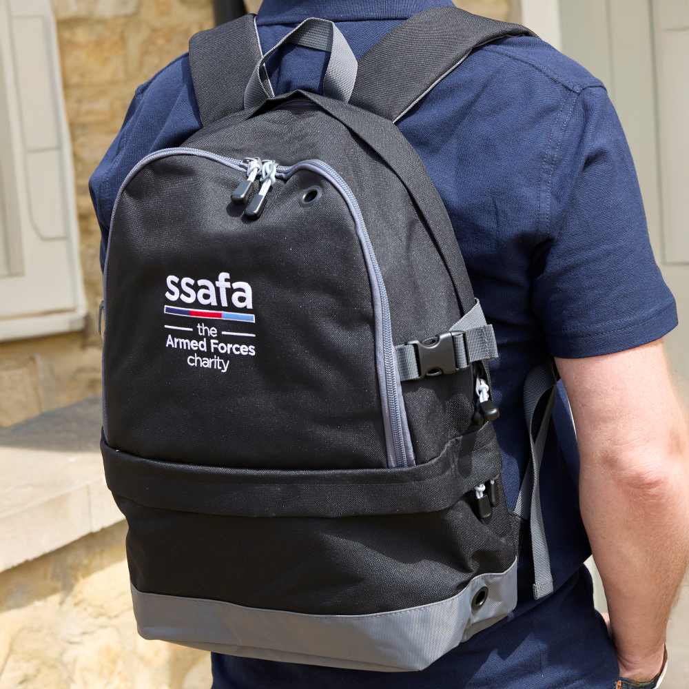 SSAFA Unisex Laptop Backpack Black
