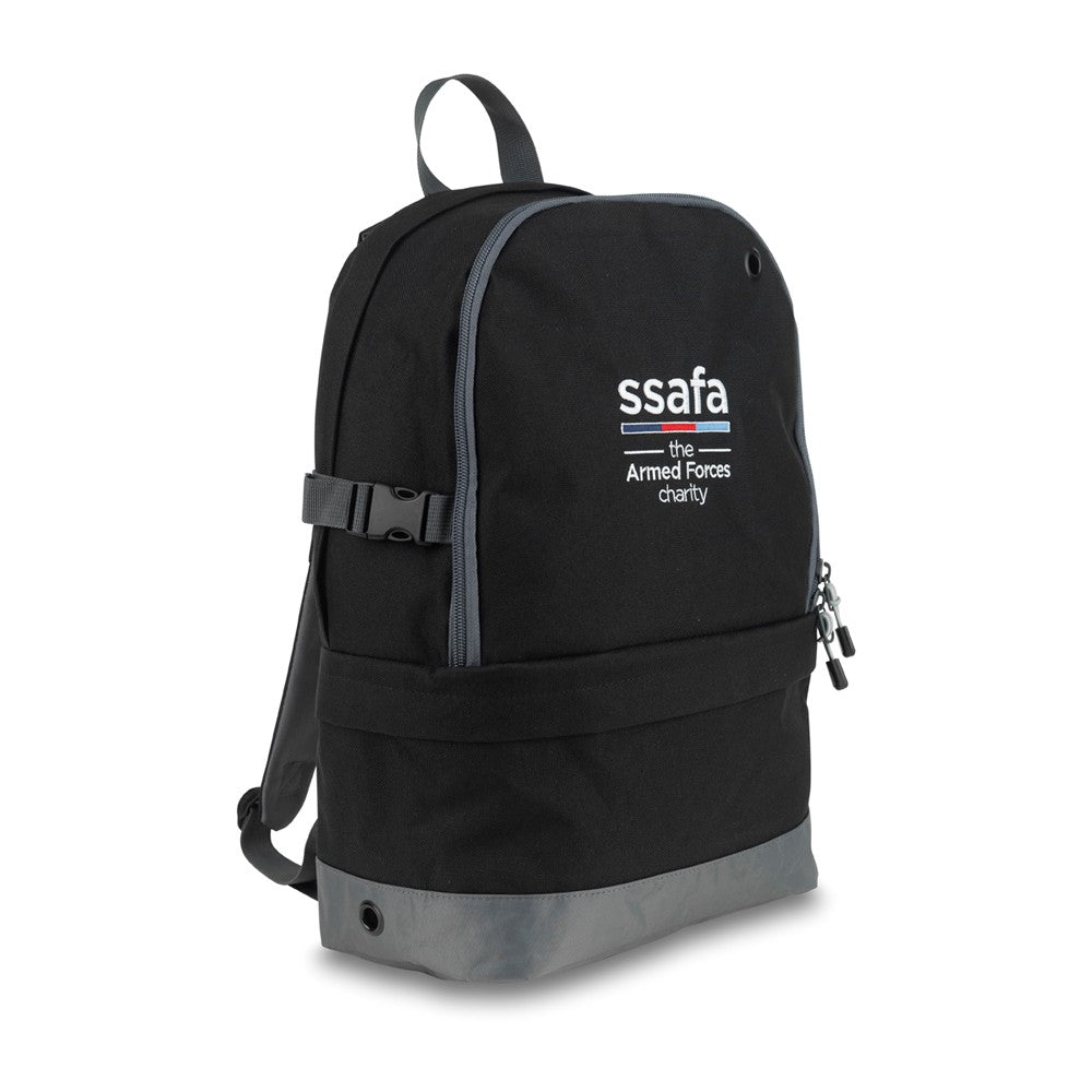 SSAFA Unisex Laptop Backpack Black