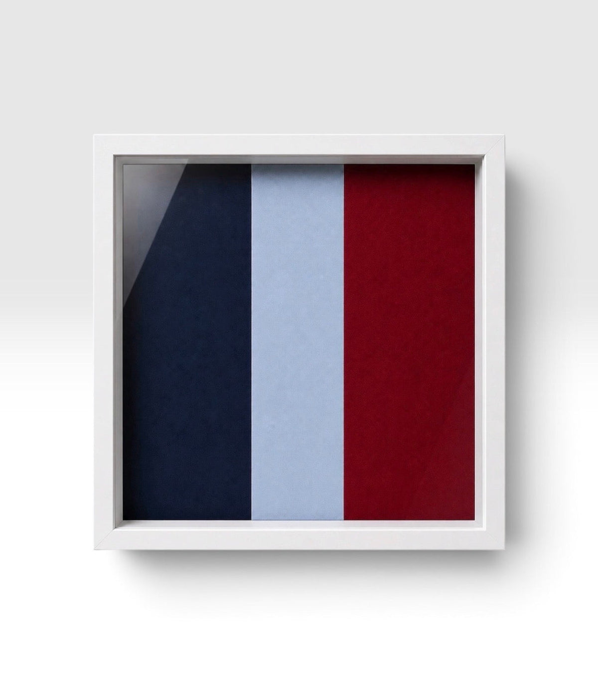 A square white frame, showing the professionally pigment-printed RAF Regiment backing.