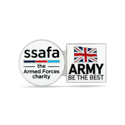 Service SSAFA Lapel Pin Army: Charity Pin Badges